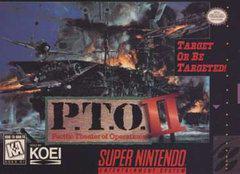 Nintendo SNES P.T.O. II (Pacific Theater of Operation) [Loose Game/System/Item]
